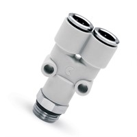 Camozzi 7562 Y O-R Svivel 8mm 1/8" PVC Snabbkoppling