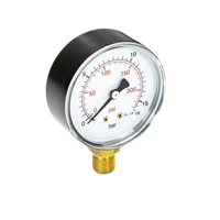 Manometer 43mm 0-12Bar Radiell